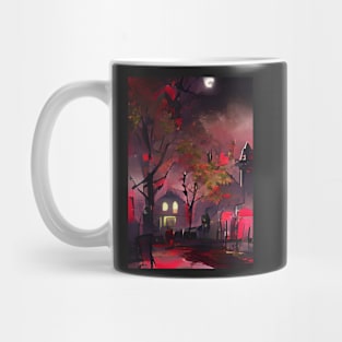 QUIET VILLAGE NIGHT Mug